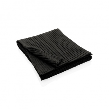 Logotrade promotional products photo of: Impact AWARE™ Polylana® knitted scarf 180 x 25cm