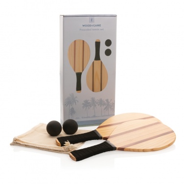Logotrade promotional gifts photo of: Wooden frescobol tennis set