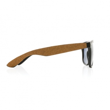 Logo trade promotional giveaway photo of: GRS recycled PC plastic sunglasses with cork