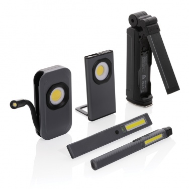 Logo trade advertising products picture of: Gear X RCS recycled plastic USB rechargeable pen light