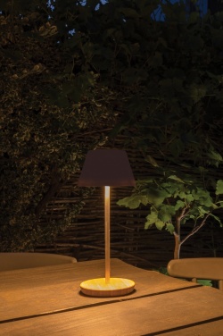 Logotrade business gifts photo of: Pure Glow RCS usb-rechargeable recycled plastic table lamp