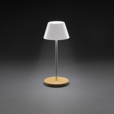 Logotrade promotional product picture of: Pure Glow RCS usb-rechargeable recycled plastic table lamp