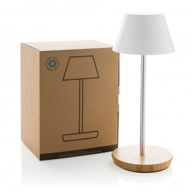 Logotrade corporate gift picture of: Pure Glow RCS usb-rechargeable recycled plastic table lamp