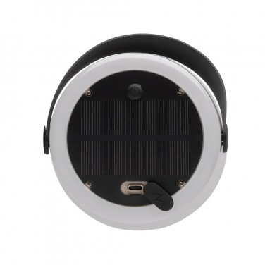 Logo trade promotional gifts image of: SolarGlow RCS recycled ABS USB-rechargeable outdoor light