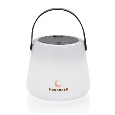 Logotrade advertising products photo of: SolarGlow RCS recycled ABS USB-rechargeable outdoor light