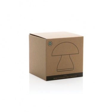 Logo trade promotional products image of: Luming RCS recycled plastic USB re-chargeable table lamp