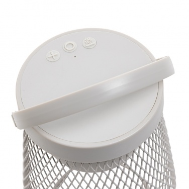 Logo trade promotional merchandise photo of: Aurora RCS recycled plastic USB re-chargeable table lamp