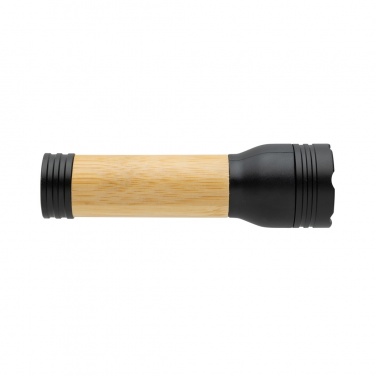 Logo trade promotional giveaway photo of: Lucid 1W RCS certified recycled plastic & bamboo torch