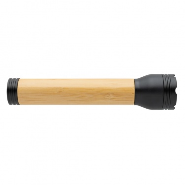 Logo trade advertising product photo of: Lucid 5W RCS certified recycled plastic & bamboo torch