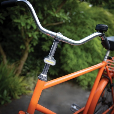 Logo trade promotional items picture of: Lumino RCS recycled plastic USB re-chargeable bike light set
