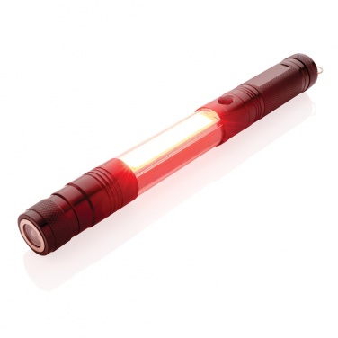 Logo trade business gifts image of: Large telescopic light with COB