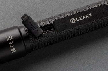 Logotrade promotional merchandise photo of: Gear X RCS recycled aluminum USB-rechargeable torch