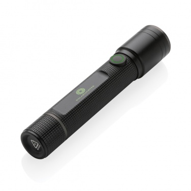 Logo trade promotional item photo of: Gear X RCS recycled aluminum USB-rechargeable torch