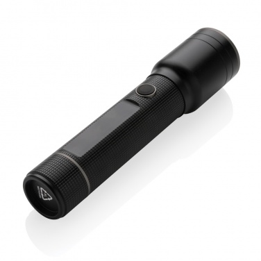 Logotrade business gifts photo of: RCS recycled aluminum USB-rechargeable heavy duty torch