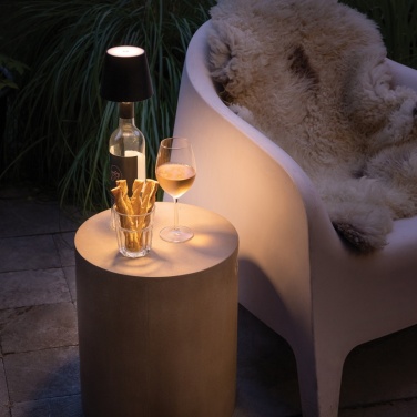 Logo trade promotional giveaways image of: BottleGlow RCS recycled plastic bottle lamp