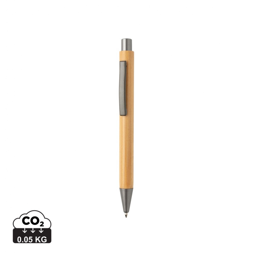 Logo trade promotional product photo of: Slim design bamboo pen