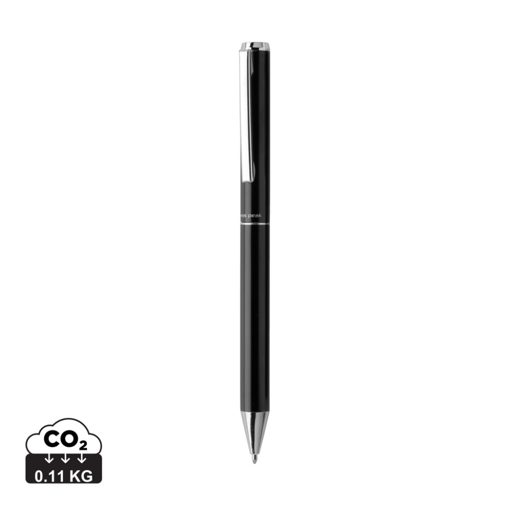 Logo trade promotional merchandise image of: Swiss Peak Cedar RCS certified recycled aluminium pen