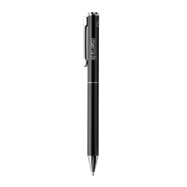 Logo trade promotional giveaways image of: Swiss Peak Cedar RCS certified recycled aluminium pen
