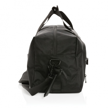 Logotrade promotional product picture of: Swiss Peak AWARE™ RPET Voyager weekend bag