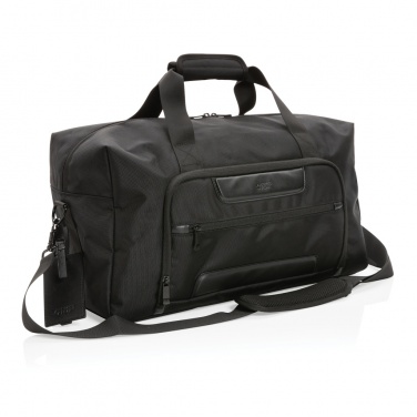 Logo trade business gifts image of: Swiss Peak AWARE™ RPET Voyager weekend bag