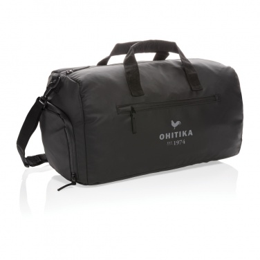 Logotrade promotional giveaway picture of: Fashion black weekend bag PVC free