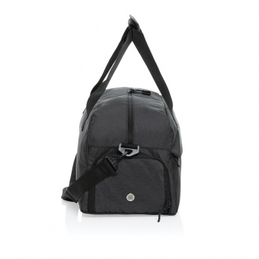 Logo trade promotional giveaways image of: Kazu AWARE™ RPET basic weekend duffel