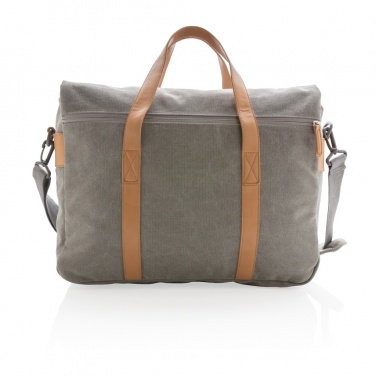 Logotrade advertising product picture of: Canvas laptop bag PVC free