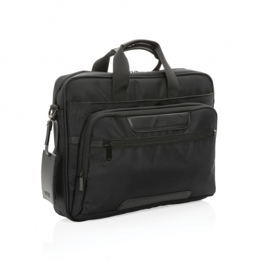 Logotrade business gifts photo of: Swiss Peak AWARE™ RPET Voyager 15.6" laptop bag