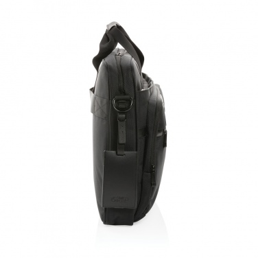 Logotrade promotional gift image of: Swiss Peak AWARE™ RPET Voyager 15.6" laptop bag