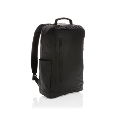 Logo trade advertising products image of: Fashion black 15.6" laptop backpack PVC free