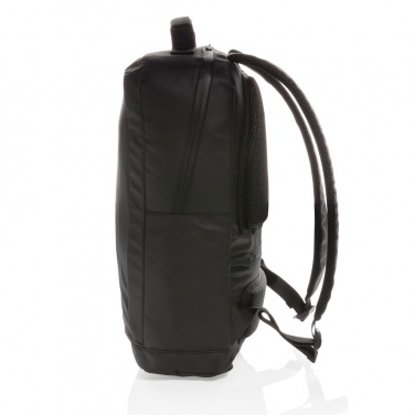 Logo trade promotional item photo of: Fashion black 15.6" laptop backpack PVC free