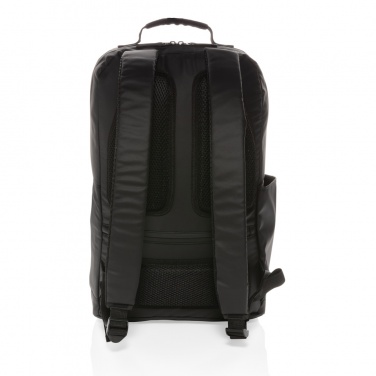 Logotrade promotional merchandise image of: Fashion black 15.6" laptop backpack PVC free