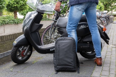 Logo trade promotional merchandise picture of: Fashion black 15.6" laptop backpack PVC free