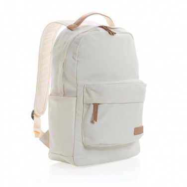 Logotrade advertising product picture of: Impact AWARE™ 16 oz. recycled canvas backpack