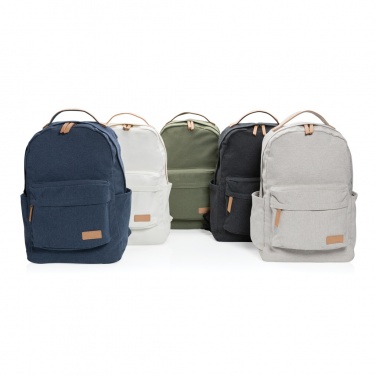 Logotrade promotional product image of: Impact AWARE™ 16 oz. recycled canvas backpack