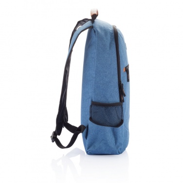 Logo trade promotional giveaways image of: Fashion duo tone backpack
