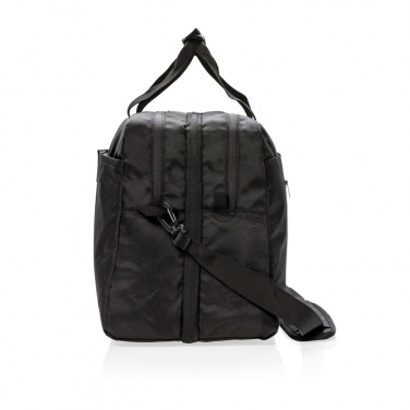 Logo trade promotional product photo of: Swiss Peak RFID duffle with suitcase opening