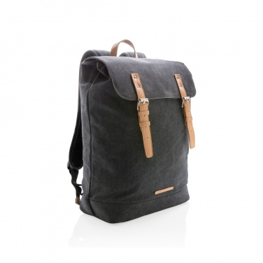 Logotrade promotional merchandise photo of: Canvas laptop backpack PVC free
