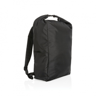 Logotrade business gifts photo of: Impact AWARE™ RPET lightweight rolltop backpack