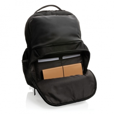 Logotrade promotional gift image of: Swiss Peak AWARE™ RPET 15.6 inch commuter backpack