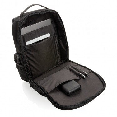 Logotrade advertising products photo of: Swiss Peak AWARE™ RPET 15.6 inch commuter backpack