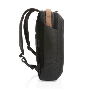 Logotrade promotional product image of: Impact AWARE™ 300D two tone deluxe 15.6" laptop backpack