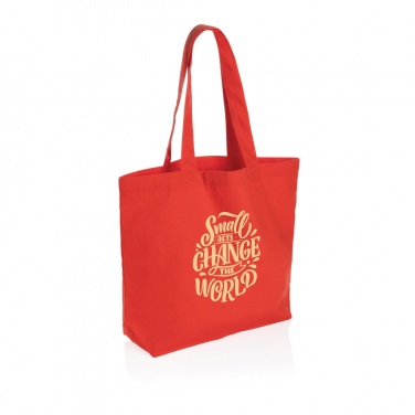 Logotrade advertising products photo of: Impact Aware™ 240 gsm rcanvas shopper w/pocket