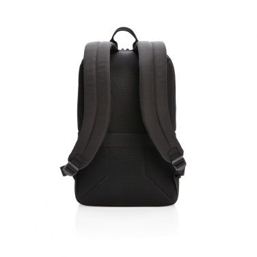 Logo trade promotional products image of: Swiss Peak AWARE™ RFID and USB A laptop backpack