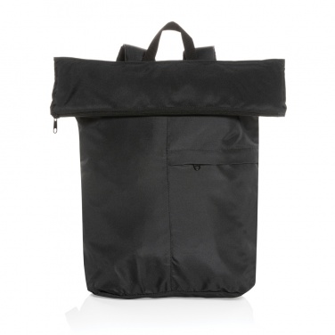 Logo trade promotional items picture of: Dillon AWARE™ RPET lightweight foldable backpack