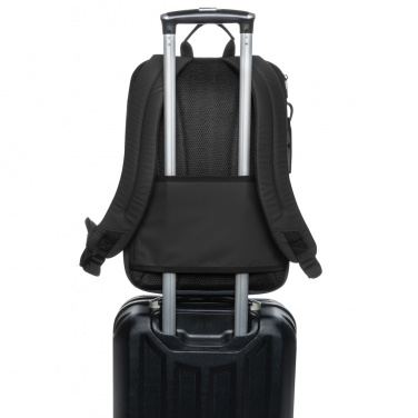 Logo trade promotional item photo of: Armond AWARE™ RPET 15.6 inch deluxe laptop backpack