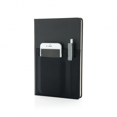 Logo trade promotional giveaway photo of: A5 Deluxe notebook with smart pockets
