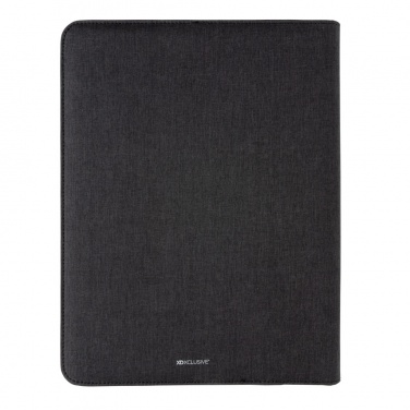 Logotrade promotional merchandise photo of: Air 5W wireless charging portfolio A4 w/ 5000 mAh powerbank
