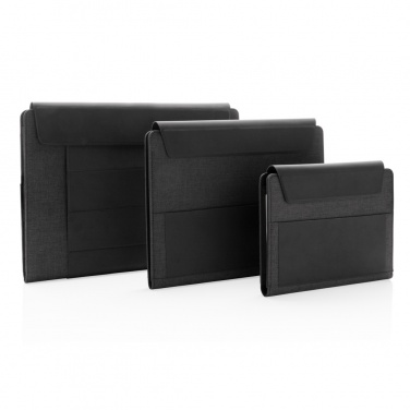 Logotrade promotional product image of: Fiko wireless charging A5 portfolio with powerbank