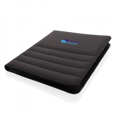 Logotrade promotional giveaway picture of: Impact AWARE™ RPET A4 portfolio with zipper